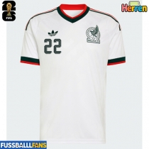 Mexiko Hirving Lozano #22 Auswärtstrikot EM 2024 Kurzarm